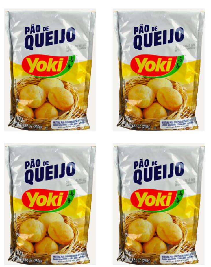 Yoki YOKI Rollos de queso brasileño Pao de Queijo Pack de 4