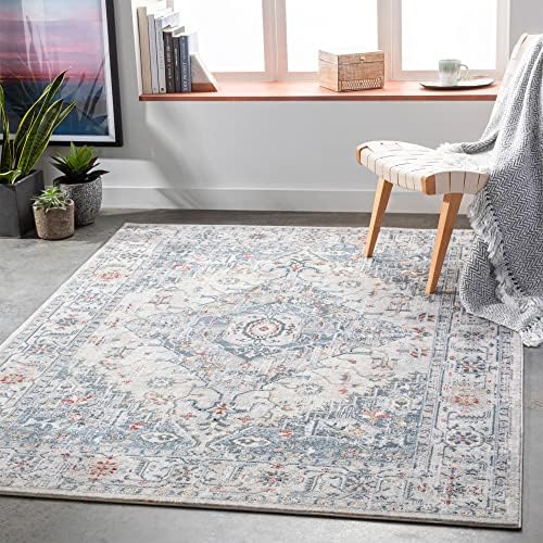 Surya Rabat Vintage Rug for Living Room, Hallway Floor