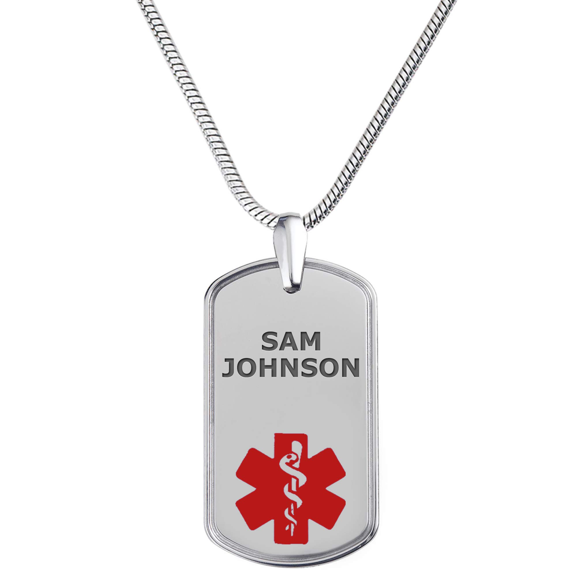 Divoti Pure Titanium Medical Alert Necklace