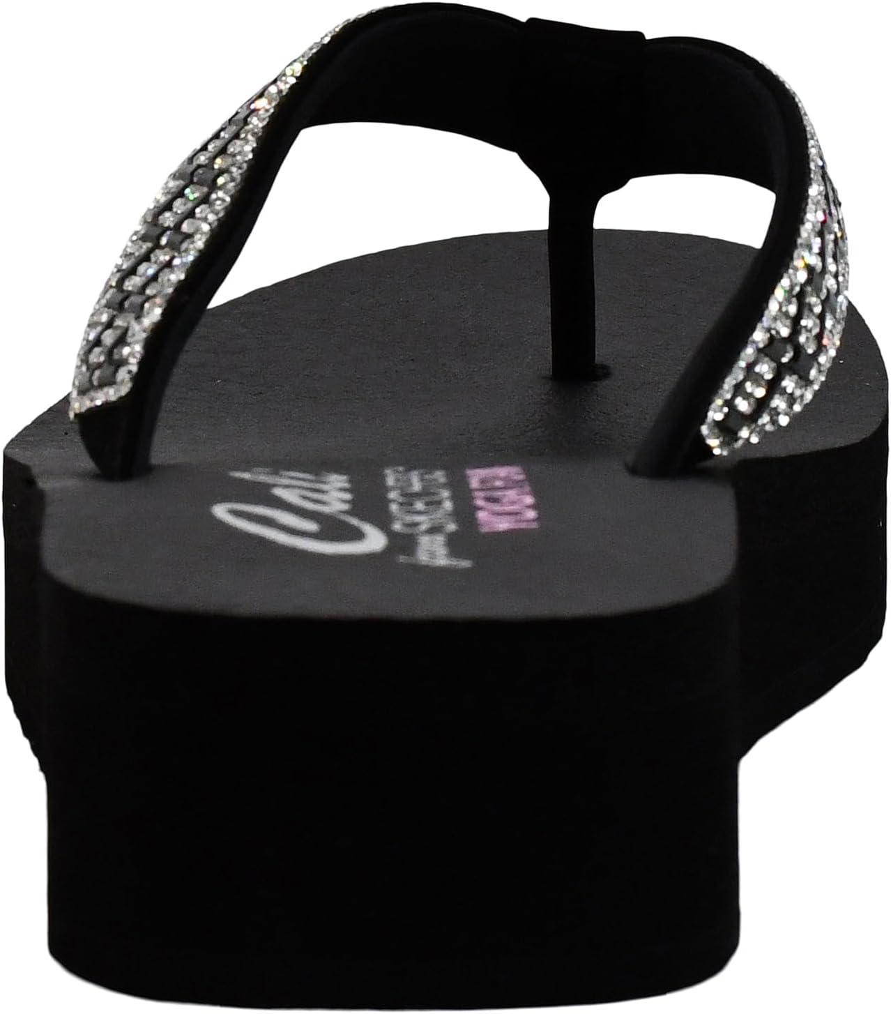 Skechers Cali Women's Vinyasa-Lotus Princess Flip-Flop,black/s