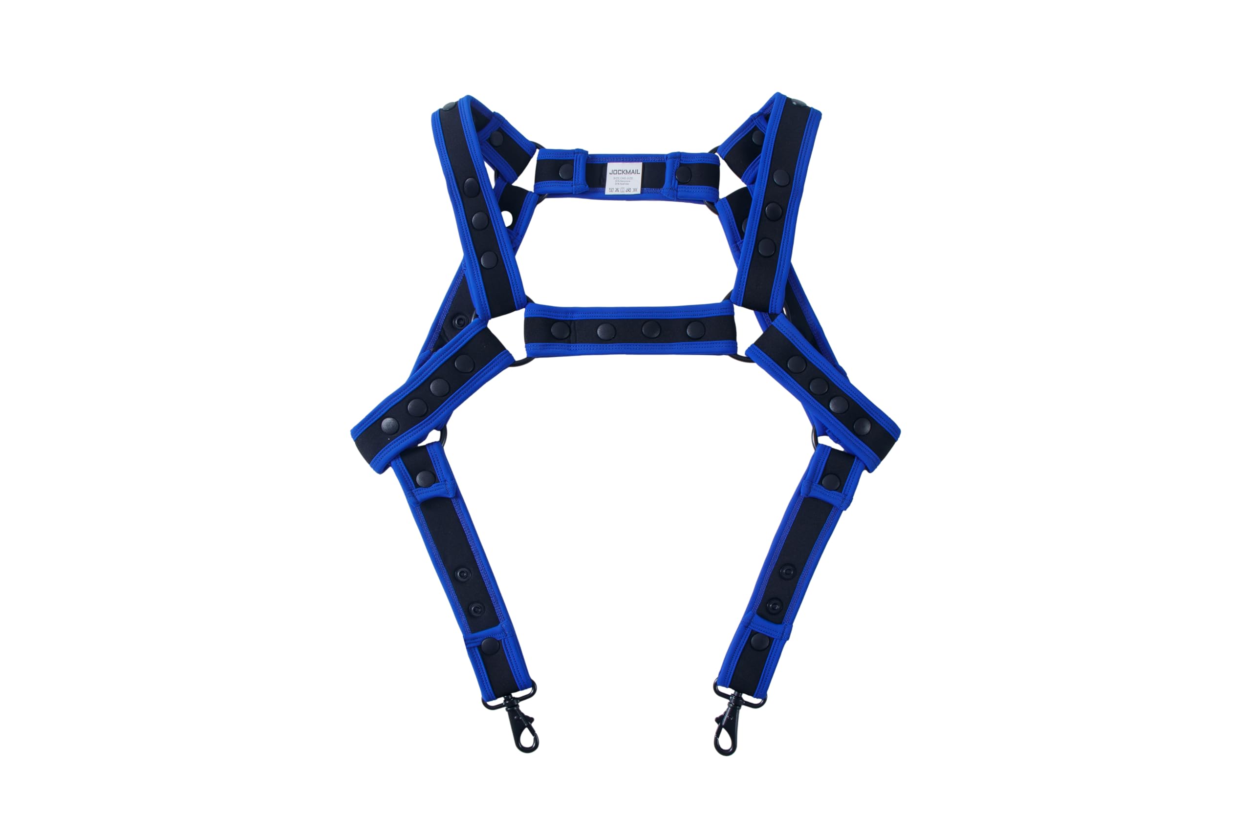 JOCKMAIL Men's Body Chest Harness Adjustable Elastic Waistband Sexy Underwear Halter Belt for Men: Blue