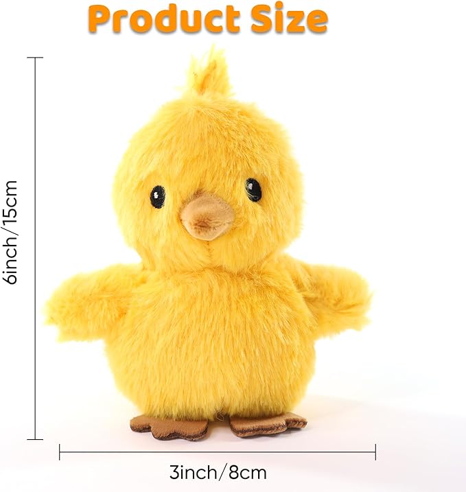 Sew Butiful 3 Piezas Juguete de Peluche Squeak 6 Pulgadas para Perros miniatura 3