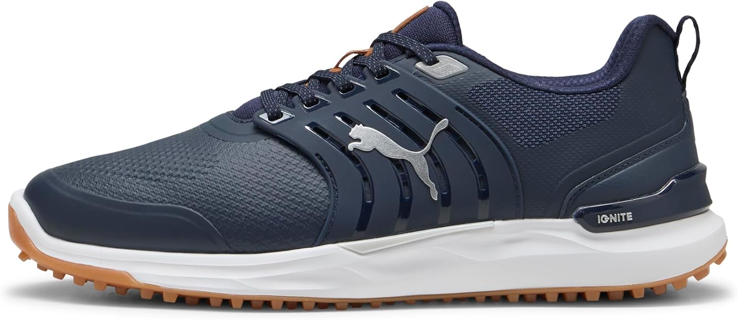 PUMA Mens Ignite Elevate 2 Golf Sneakers Shoes - White