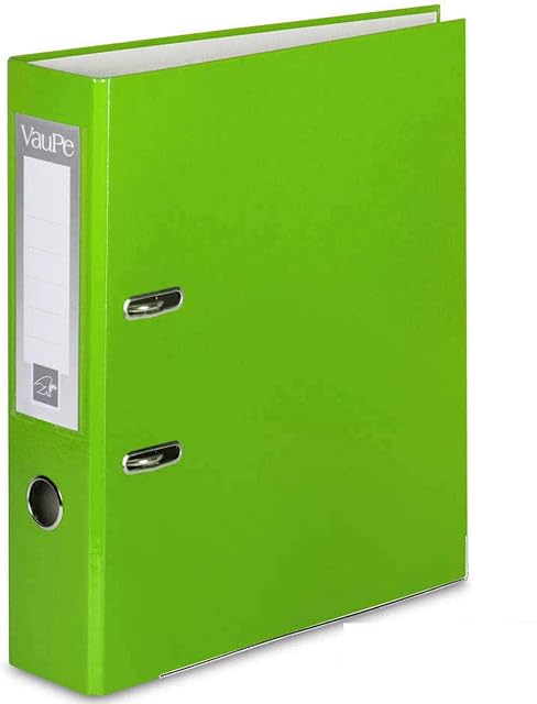 1 Light Green A4 Large 75mm Lever Arch Files Folders Metal Edge Stationery Document Storage Paper Office School