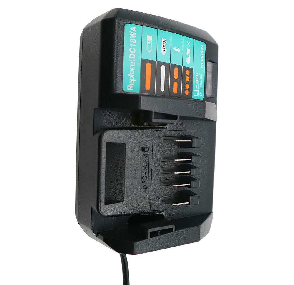 14.4 V-18V DC18WA Cargador para Makita de Iones de Litio Herramienta Eléctrica Recargable Batería BL1413G BL1813G BL1440G BL1820G BL1830G BL1840G