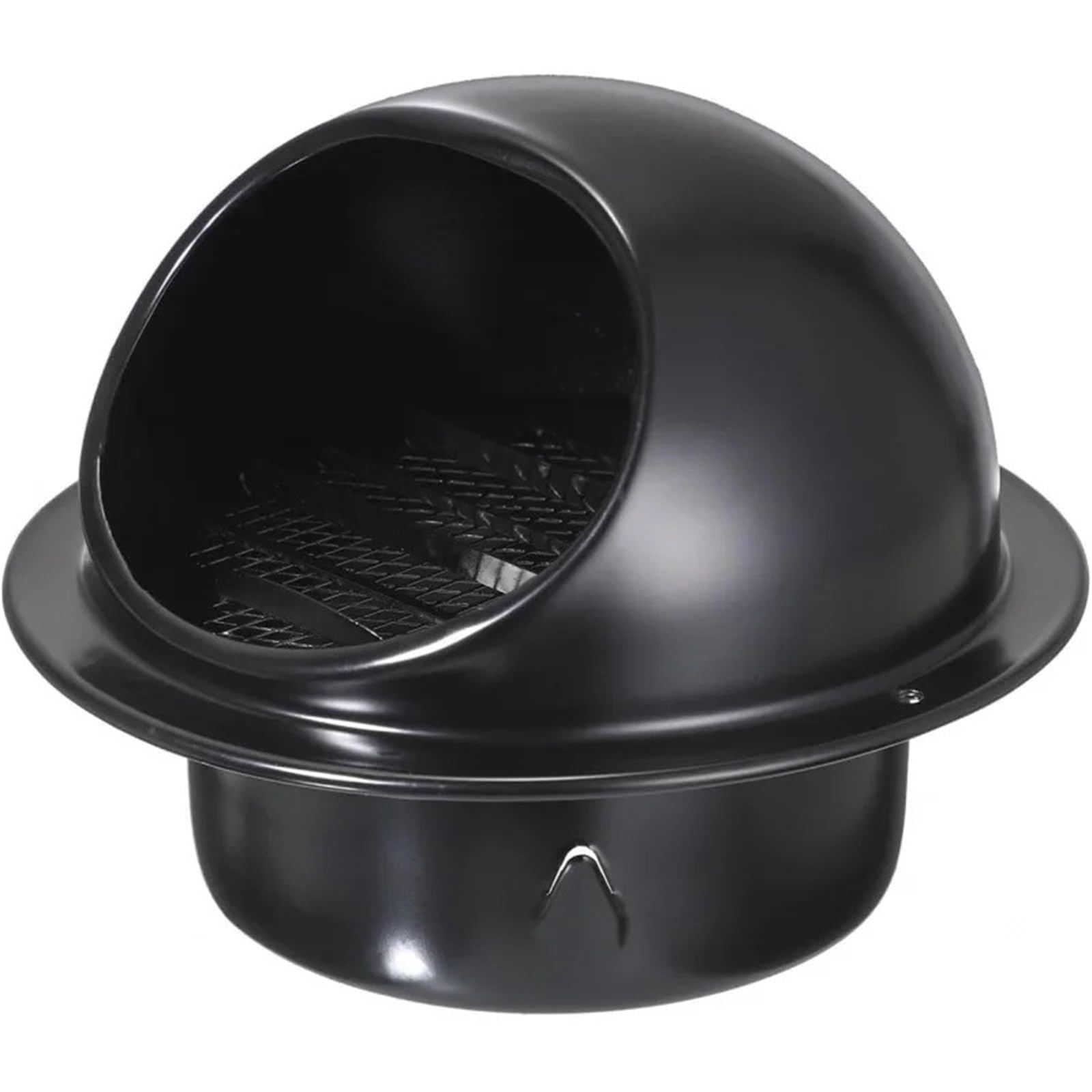 2 PCS Vents Coated Soffit Vent Cover Round Ducting Outlet with Built-in Fine Mesh for Ventilation
