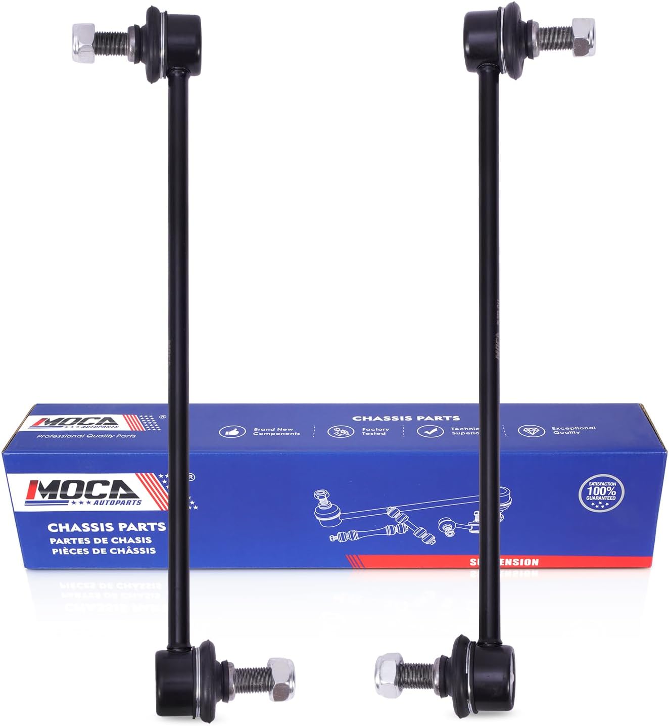 MOCA 2Pcs Front Sway Bar Links Fit 2006-2013 for Acura MDX 3.7L & 2010-2013 for Acura ZDX 3.7L & 2006-2015 for Honda Pilot 3.5L