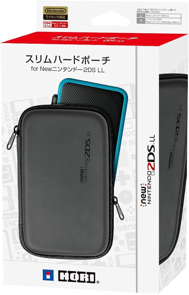 Amazon.co.jp: 【2DS LL対応】スリムハードポーチ for Newニンテンドー  