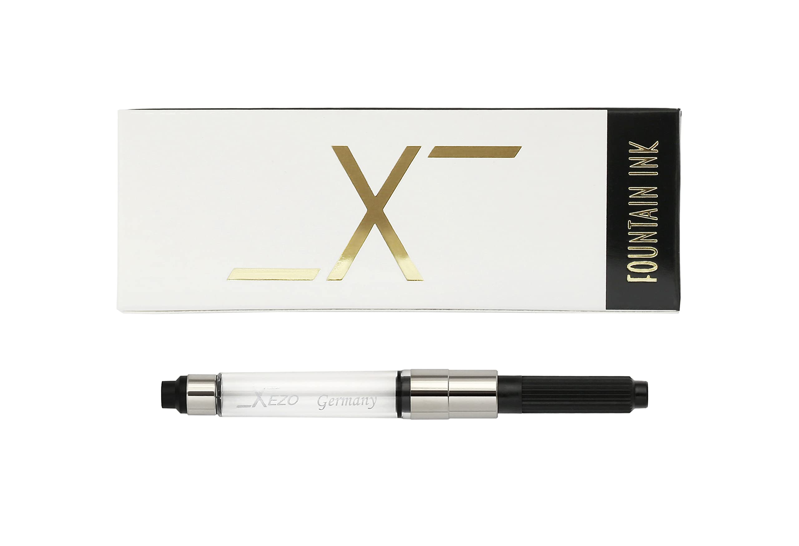 Xezo Fountain Pen Ink Converter Part, Chrome Plated. Piston Filling Mechanism. Made in Germany