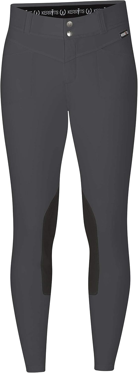 Pantalon D'équitation Kerrits Fille Taille L – Rose Imprimé Géo, Lire Défauts, Occasion