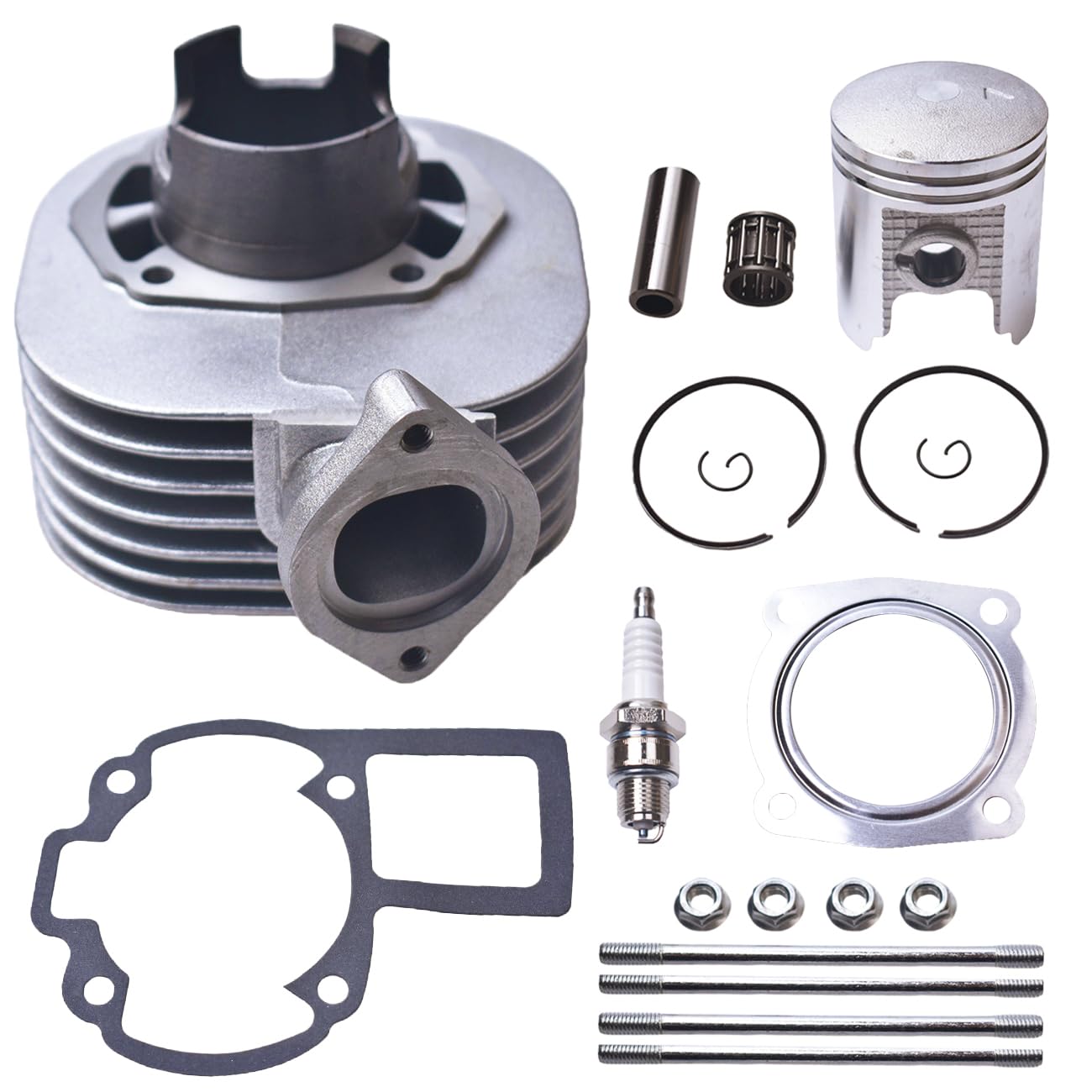 GOIRTUTSS New Cylinder Piston Gasket Top End Kit for Suzuki Quadsport LT80 1987-2006 11210 40B01
