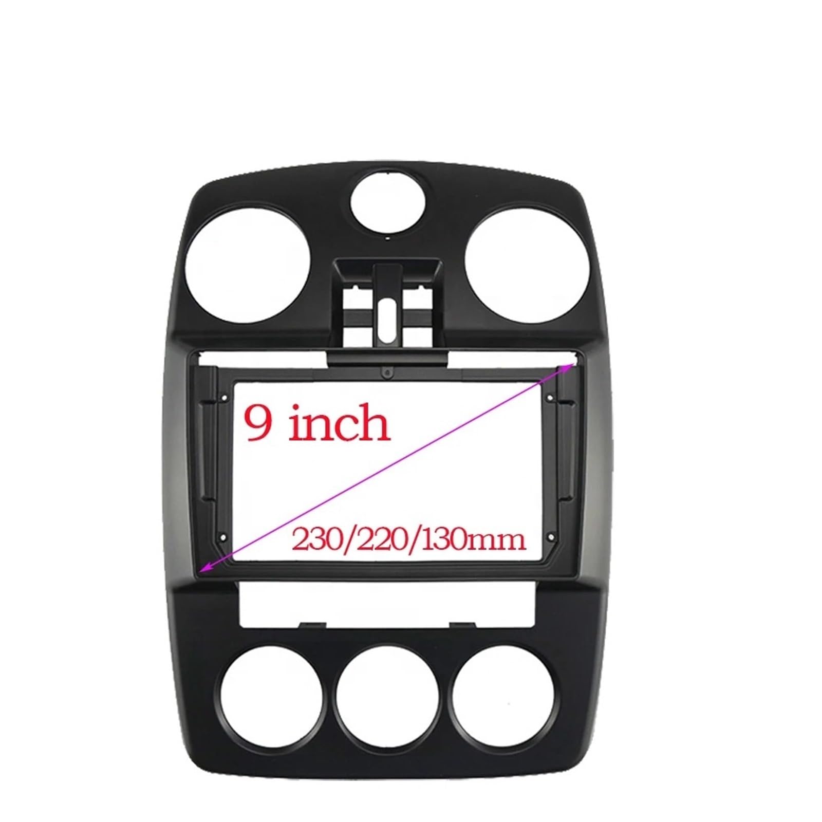 Autoradio Einbau Set Für Chrysler PT Für Cruiser 2005-2010 (9 Zoll) Auto GPS MP5 Stereo Player Head Unit Panel Dash Rahmen