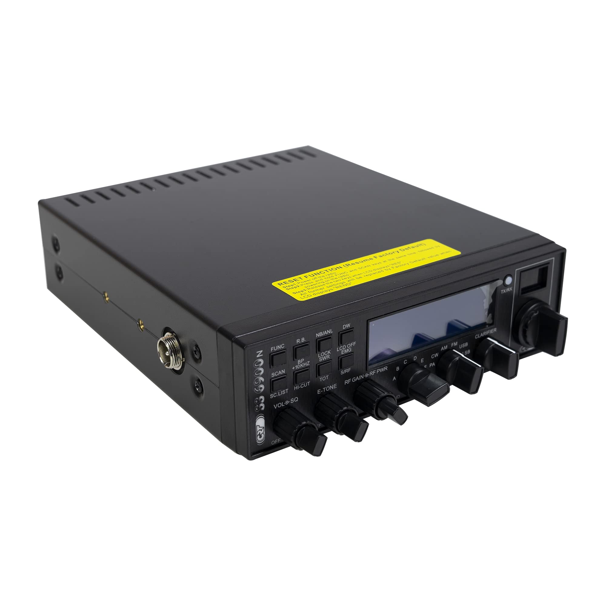 Radioamatore CB CRT SS 6900 VOX CB, AM, FM, USB, SSB, CW, PA, 28-29.7Mhz, ASQ, Guadagno RF, Roger Beep, 12V, programmabile