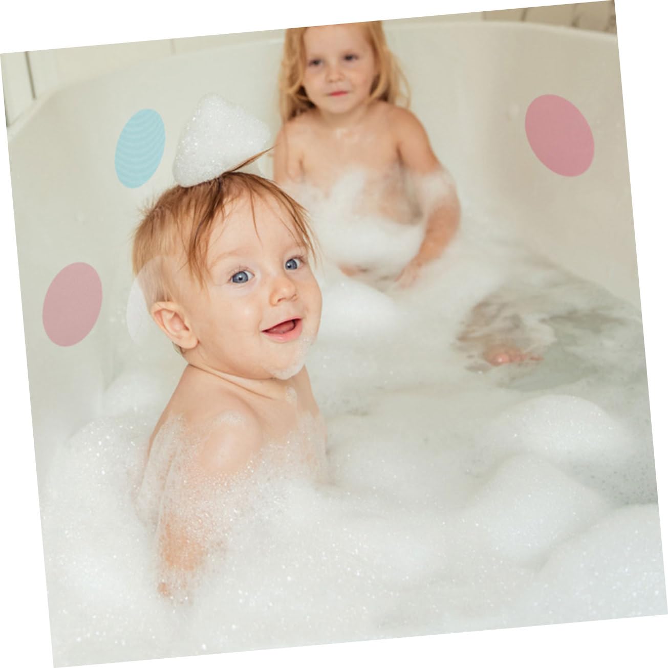 PRETYZOOM 108stücke rutschfeste Badewannenaufkleber Runde Antirutsch-Sticker Für Badezimmer Und Pool Selbstklebend Sicherer Halt Schimmelfrei Peva Material