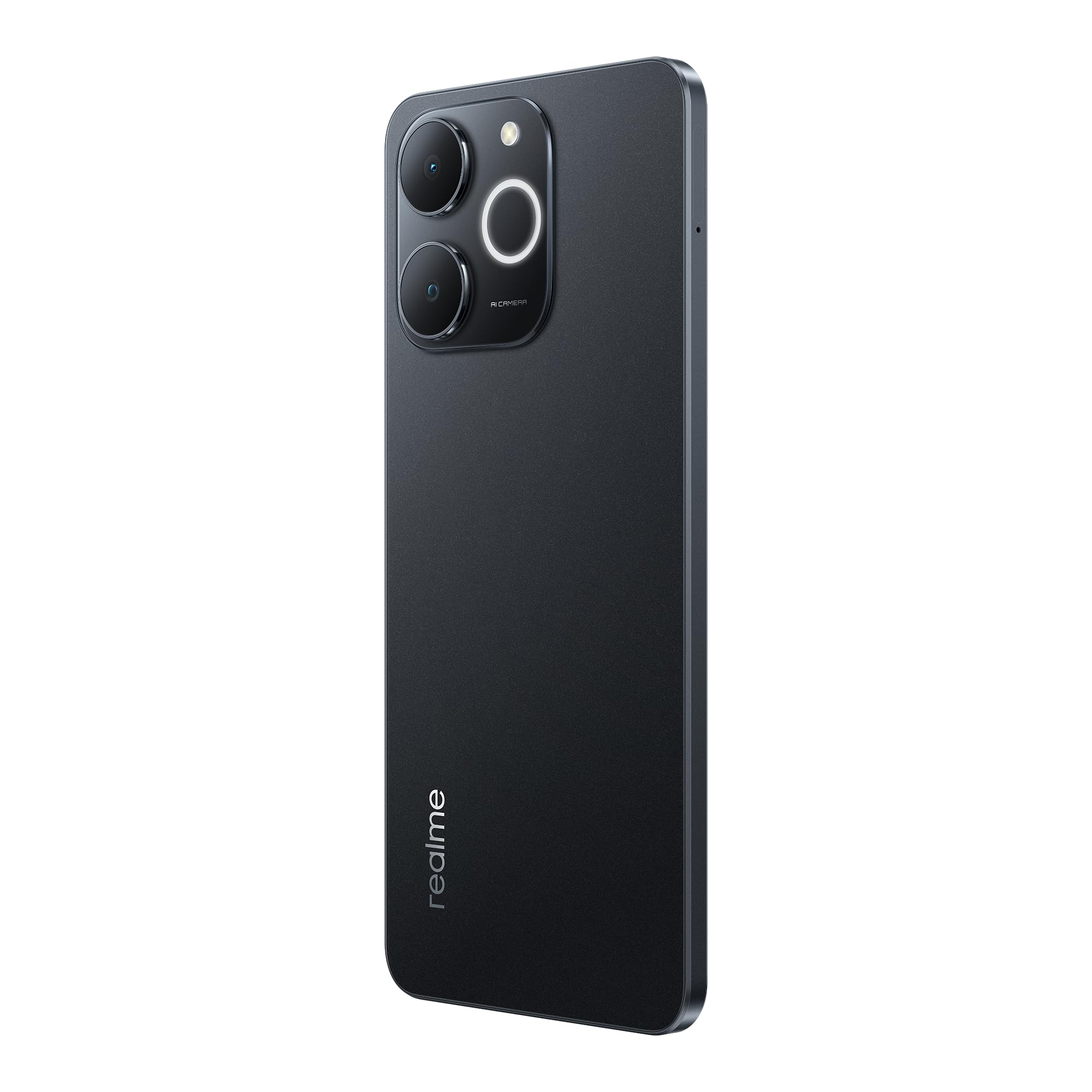 realme Note70T Smartphone 4+128GBTelefono Mobile, Batteria 6000mAh, 15W Ricarica Rapida, Android 15 Dual SIM 4GB RAM, Display 6.75", Funzioni AI & Fotocamera AI Garanzia 2 Anni, Senza NFC, Nero