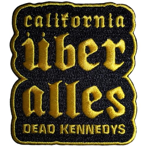 Dead Kennedys California Uber Alles Jaune Woven Patch Size One Size