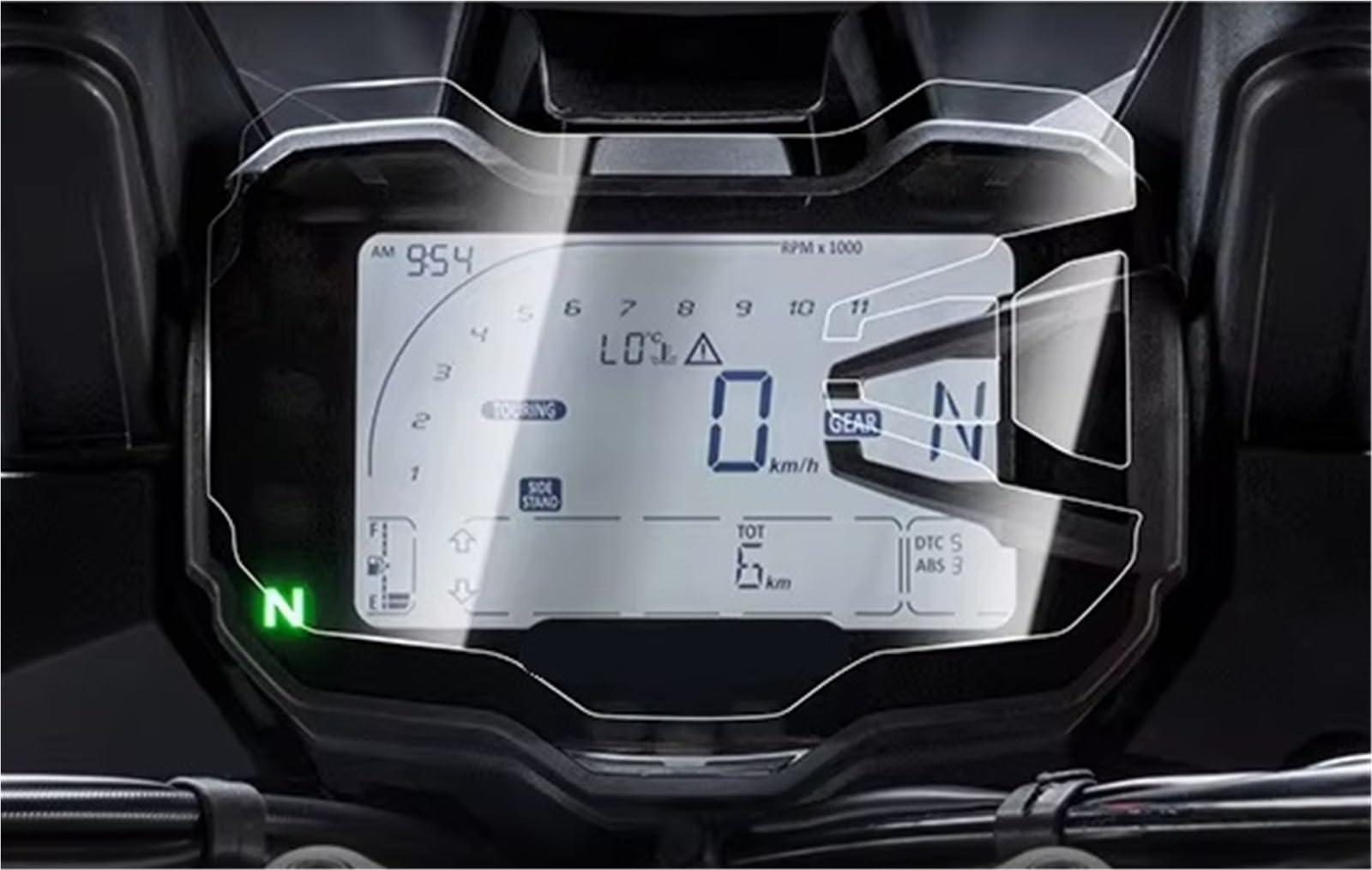 Protector pantalla dashboard Ducati Multistrada V2 película antirrayones para evitar reflejos 3