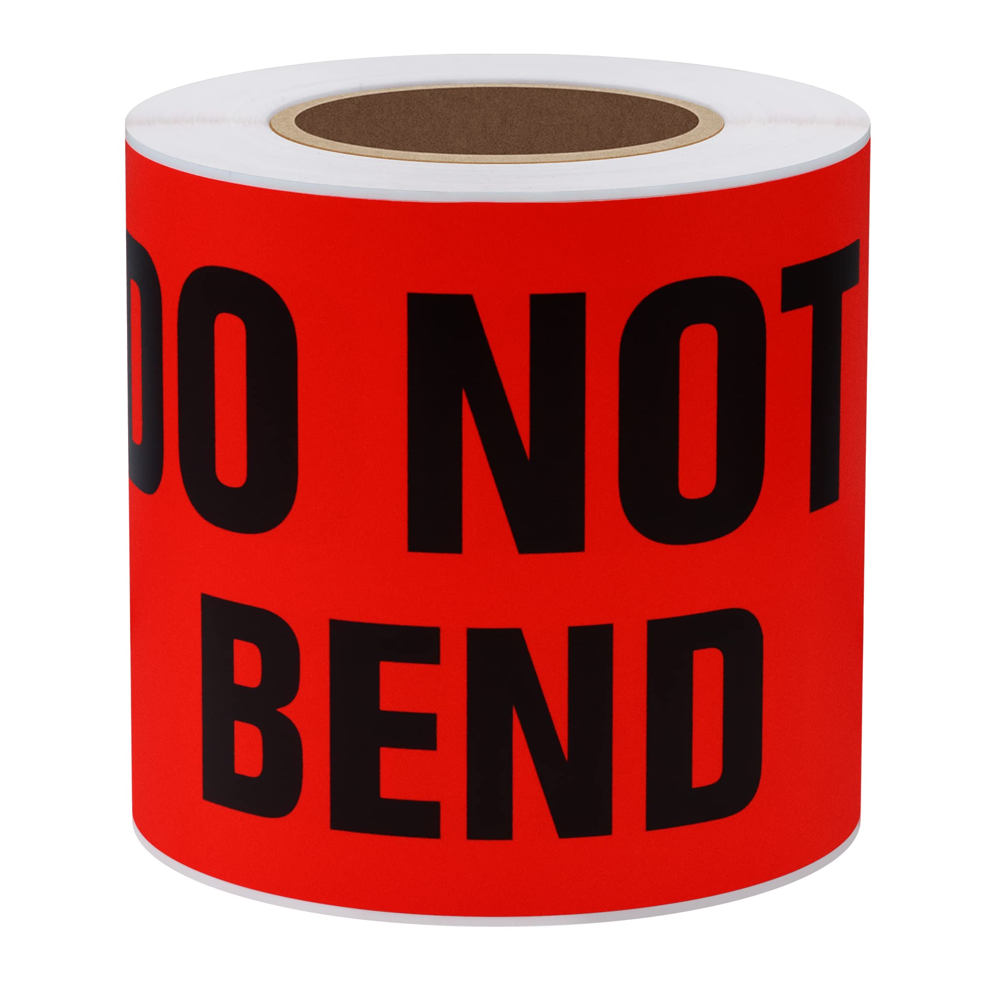 Aleplay Do Not Bend Stickers 3×5 Inch Fragile Shipping Handing Warning Labels Suitable for Business Delivery,Warehouse,Factory,Logistics - 100 Stickers Per Roll