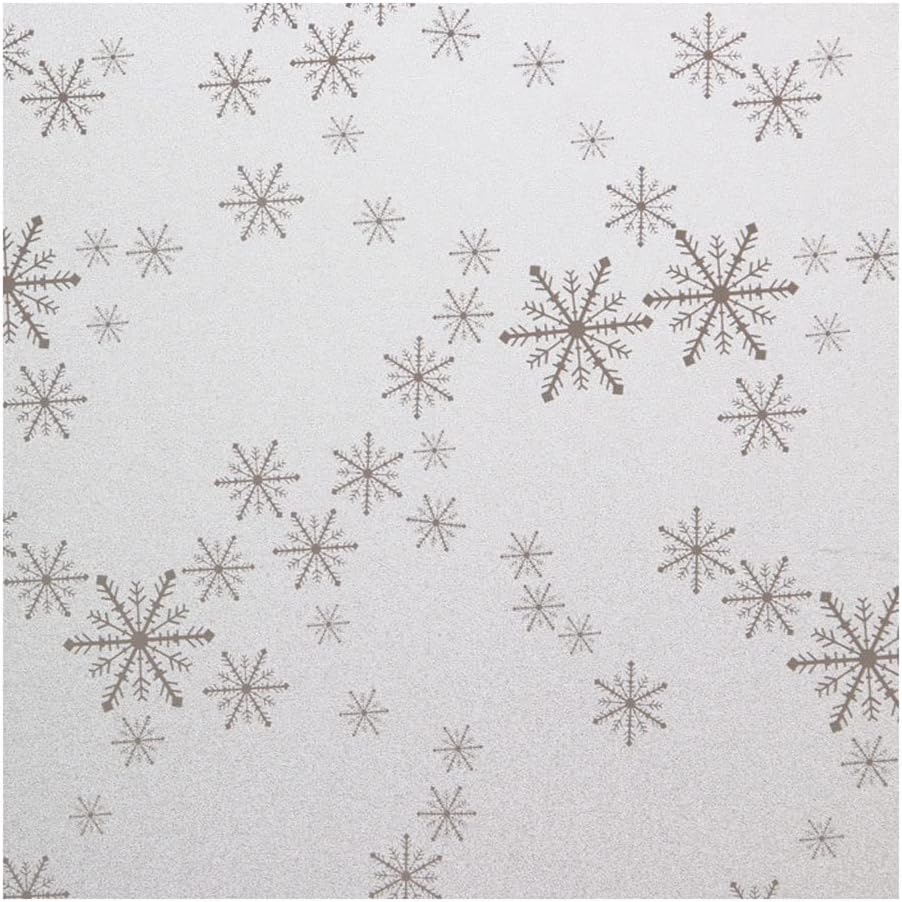 Window Film Window Stickers Creative Floral Pattern Frosted Glass Decorative Glass Stickers Suitable for Home Living Room Balcony Sliding Door Window Privacy Film Glass Sticker(75 * 100cm)