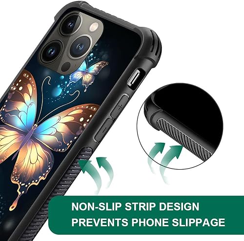 Vista 286 de Funda compatible con iPhone 13 Pro, diseño de patrón para iPhone 13 Pro, fundas para mujeres y niñas, Betsy Ross 13 estrellas de madera con bandera