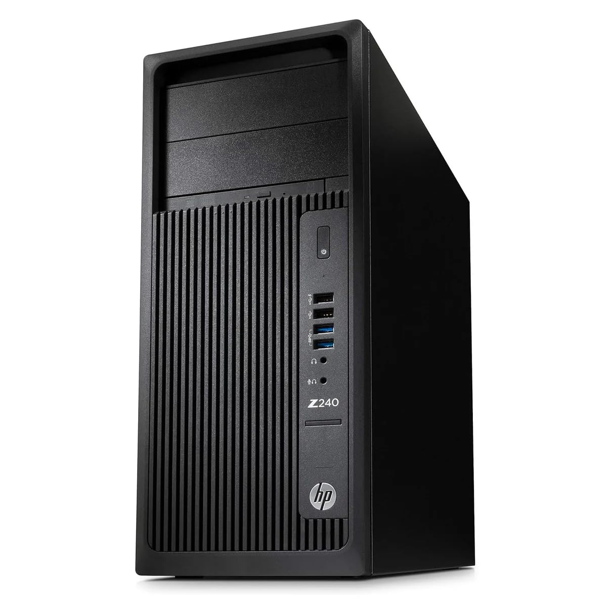 HP Z240 Mini Tower Workstation Desktop PC, Intel Core i7-6700, 8 GB RAM, 256 GB SSD, WiFi, Bluetooth, tastiera US QWERTY, Windows 11 Pro (ricondizionato)
