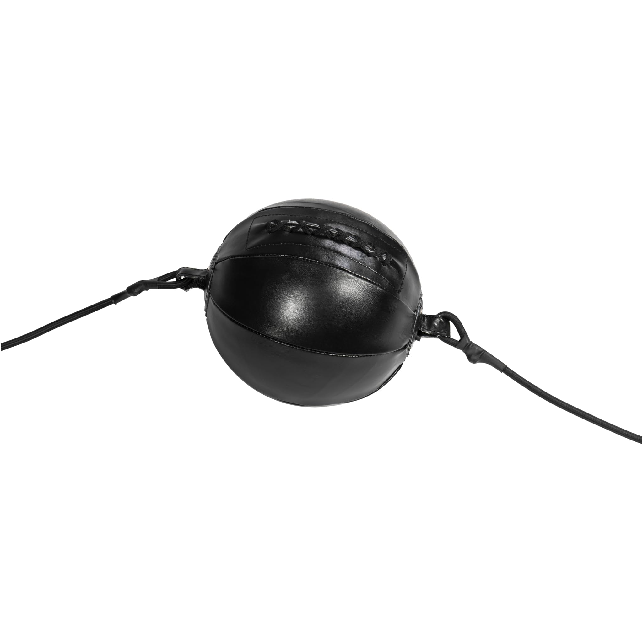 GORILLA SPORTS® Speedball - Doppelend, von Boden bis Decke, Durchmesser 20 cm, aus Kunstleder, Schwarz - Punchingball, Doppelendball, Boxbirne, Doppelend-Boxball, Boxen, MMA, Erwachsene