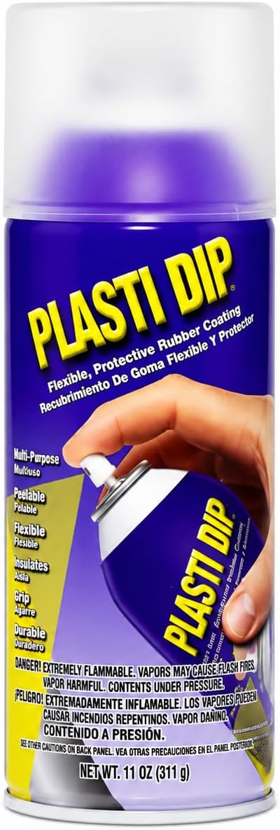 Plasti Dip Spray Coating, Clear, 11 oz Aerosol Can, Multi-Purpose Peelable Rubber Coating, Flexible Protective Spray for Auto, Home, Garden, Craft & DIY Projects