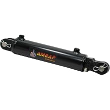 3.5x8 Hydraulic Cylinder - 3.5" Bore 8" Stroke Double Acting Welded Threaded Clevis Hydraulic Cylinder 3500 PSI Retracted 18.25", Extended 26.25", 1/2" NPT