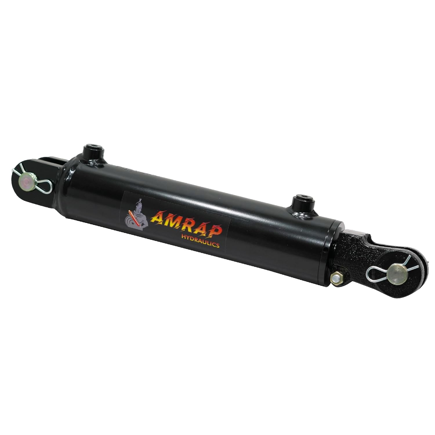 2x4 Hydraulic Cylinder - 2" Bore 4" Stroke Double Acting Welded Threaded Clevis Hydraulic Cylinder 3500 PSI Retracted: 14.25, Extended: 18.25,SAE#8