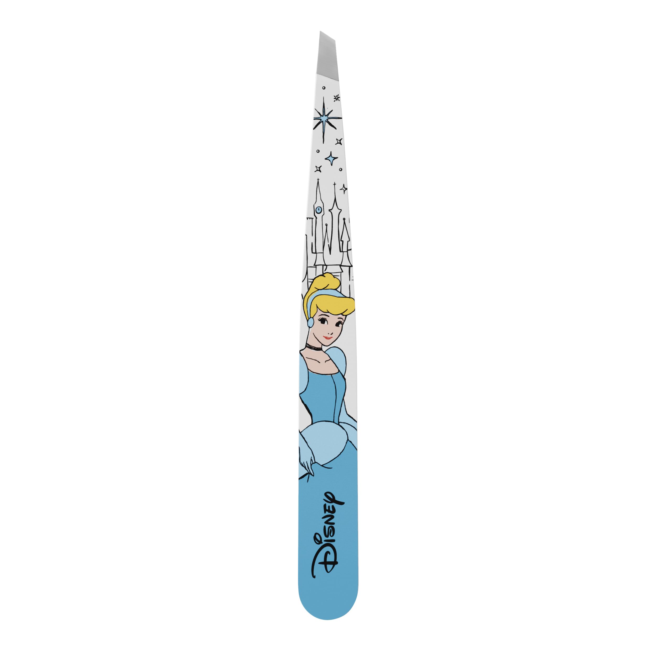 Tweezerman Cinderella Slant Tweezer - Eyebrow Tweezers for Women and Men