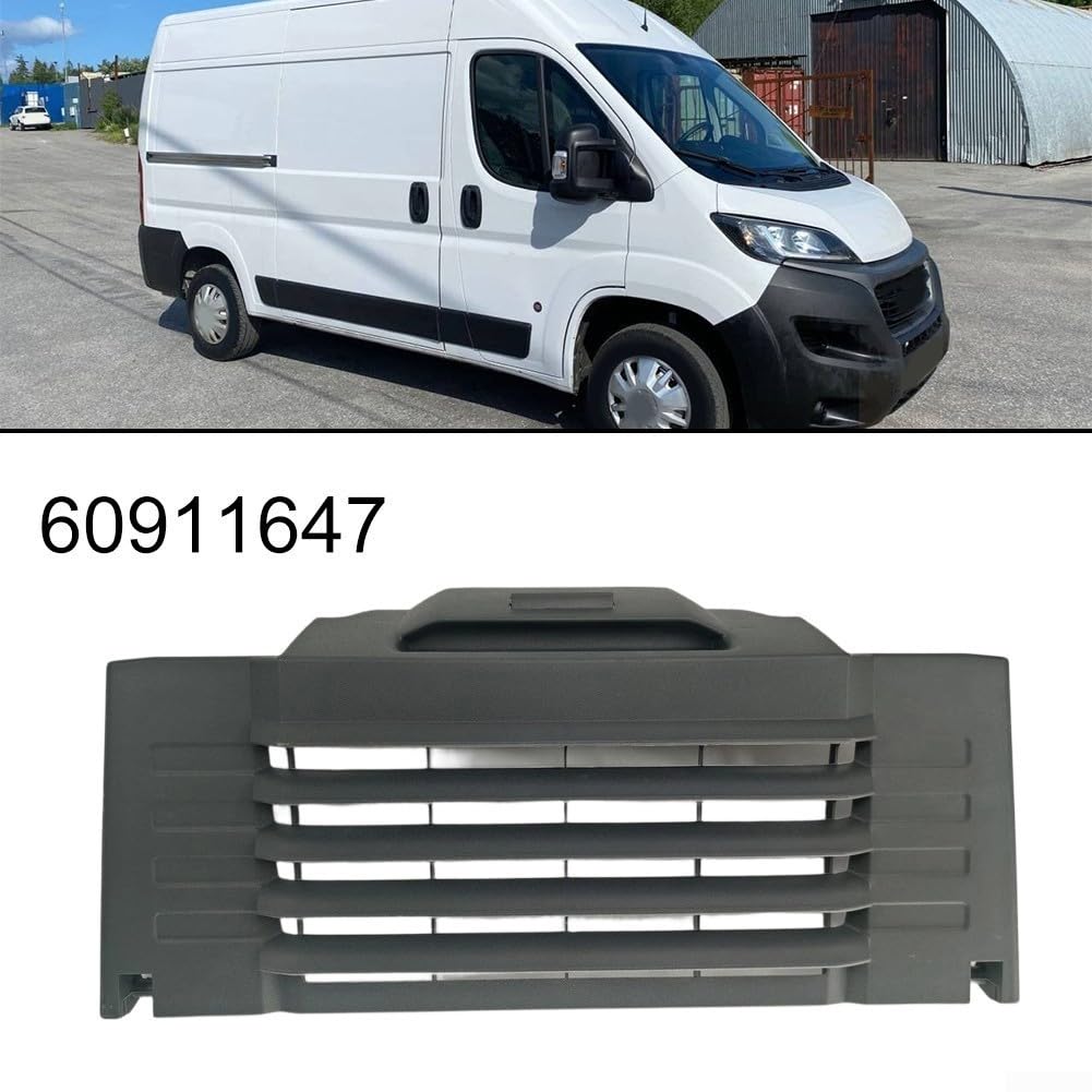 Zilimontt Siège avant compatible avec Fiat Ducato Boxer Relay 2006-2024 côté gauche ou droit ABS noir garniture de sortie de conditionnement de rechange 60911647 735423525