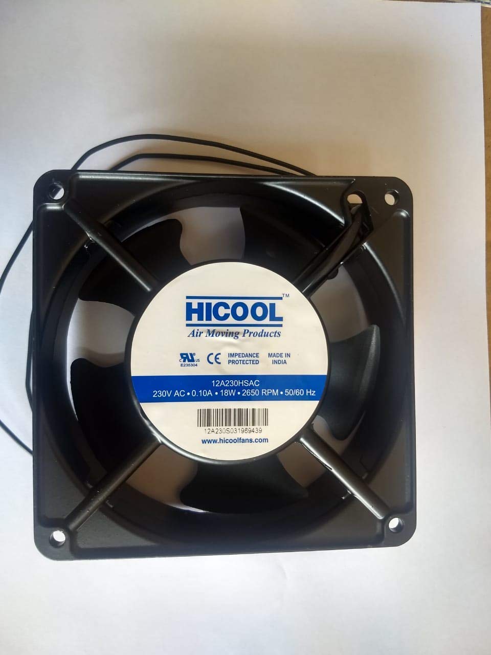HICOOL AC Axial Fan 12A230HSAC (12 x 12 CM)
