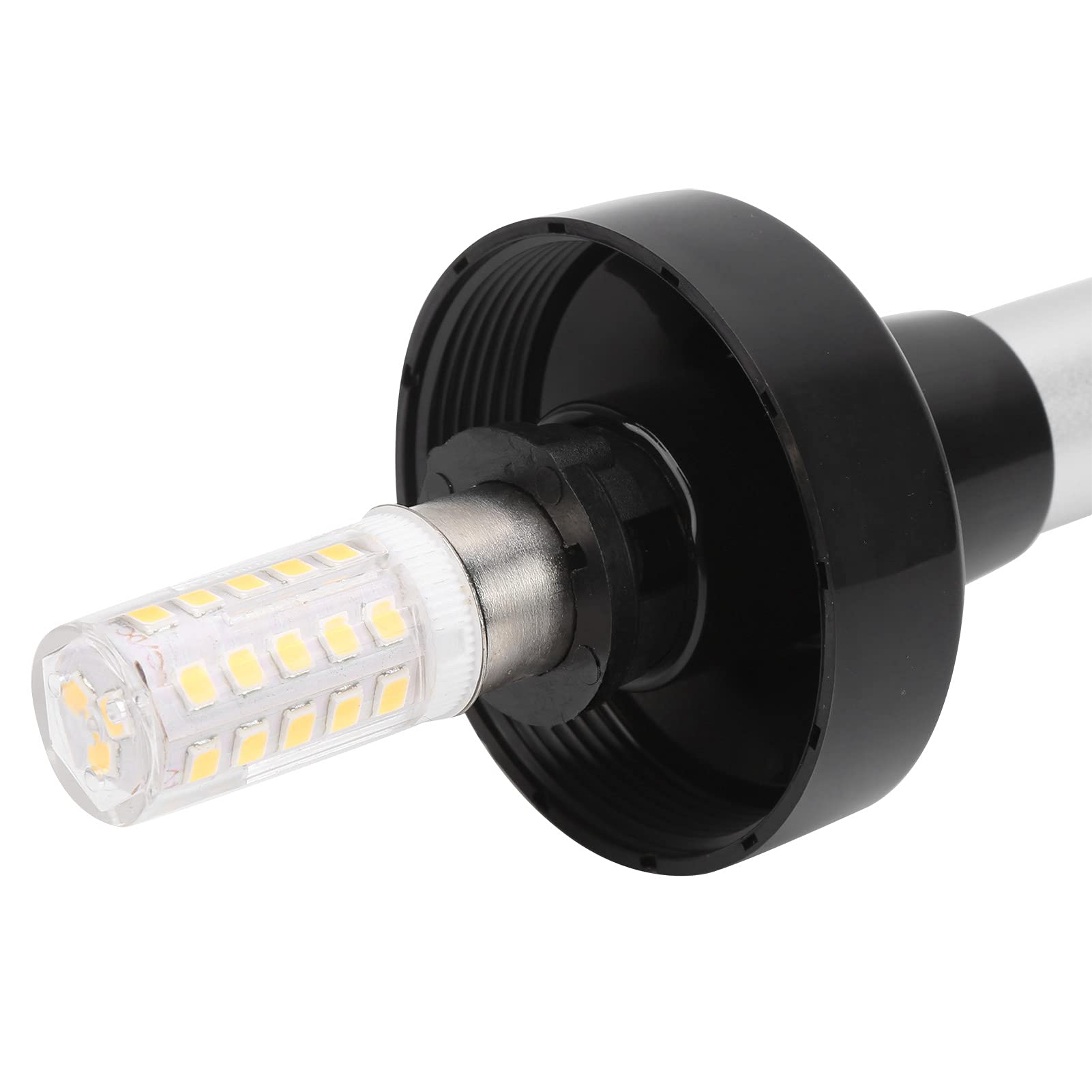 Akozon Lampada di Segnalazione a Vela Rotonda con Luce di Navigazione a LED per Yacht per Barche Marine Illuminazione a 360° a Tutto Tondo