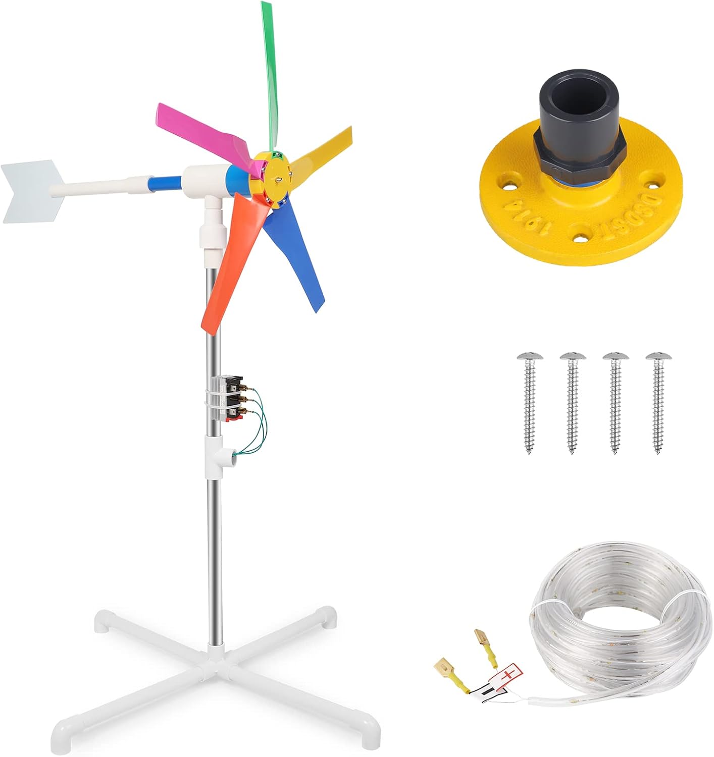 nightbreeze Small Wind Turbine for Garden DIY Wind Energy