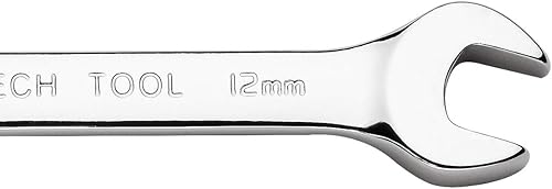 Miniatura 3 de Jetech Llave de engranaje de cabeza flexible de 0.472 in, Llave de trinquete flexible de grado industrial, Acero de aleación Cr-V, Llave combinada