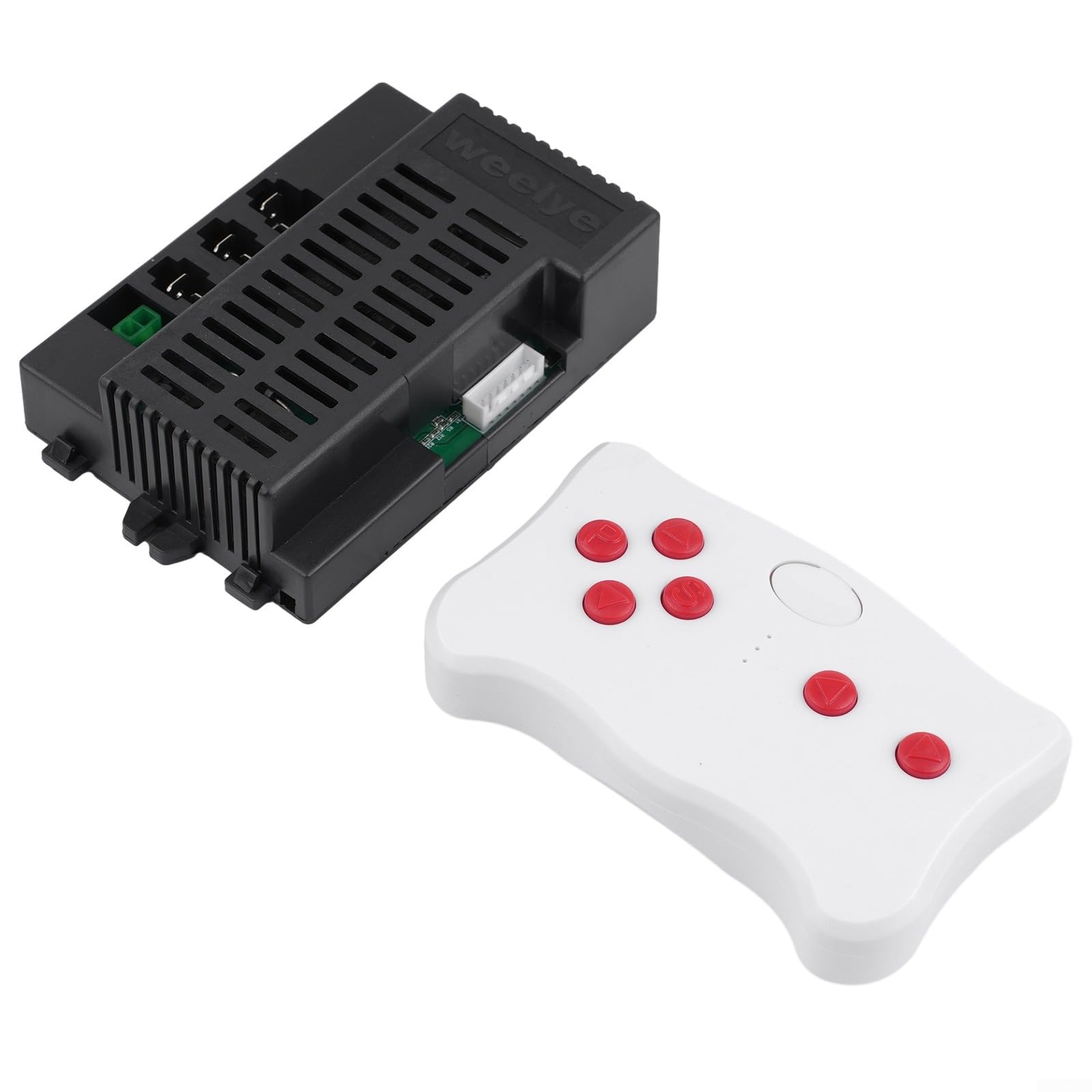 Weelye Système de contrôleur et récepteur de véhicule électrique pour enfants - Instructions de correspondance claires fournies (français non garanti) (RX37 B 12 V - Ensemble complet)