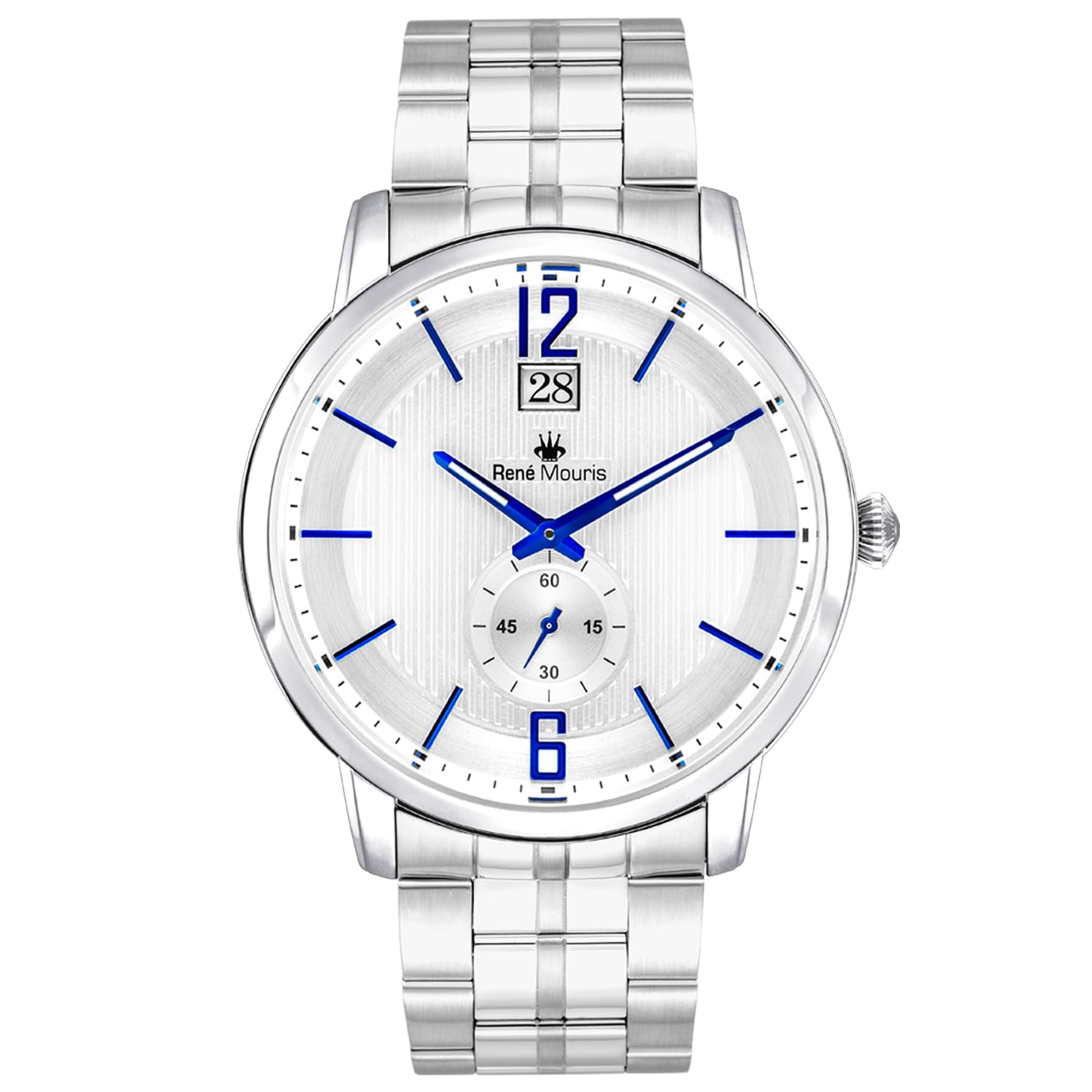 René Mouris Executive Quarzuhren Für Herren – 44MM Klassische Uhr Aus 316L-Edelstahl