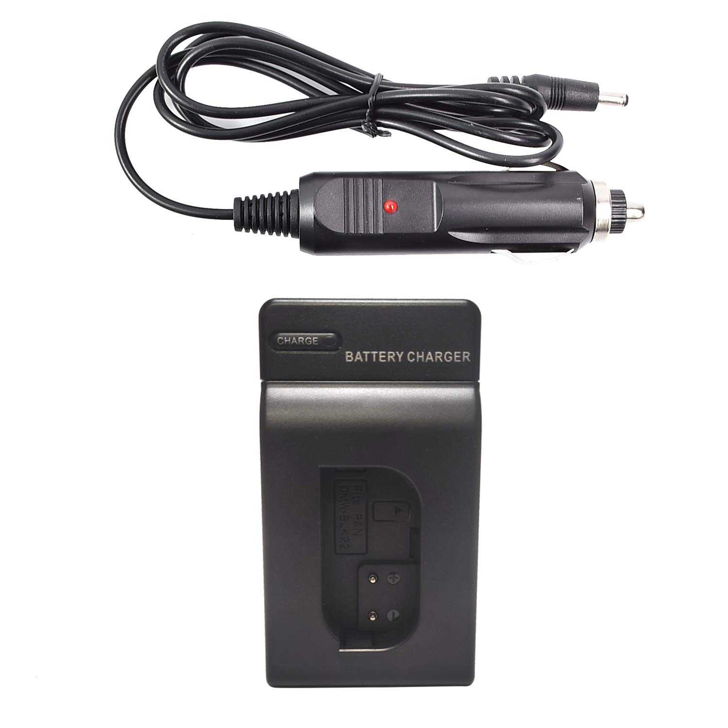 2 Batterie DMW-BLK22 E Caricatore Doppio USB Per Panasonic DC-S5, GH6, Sigma BP-61 - 2
