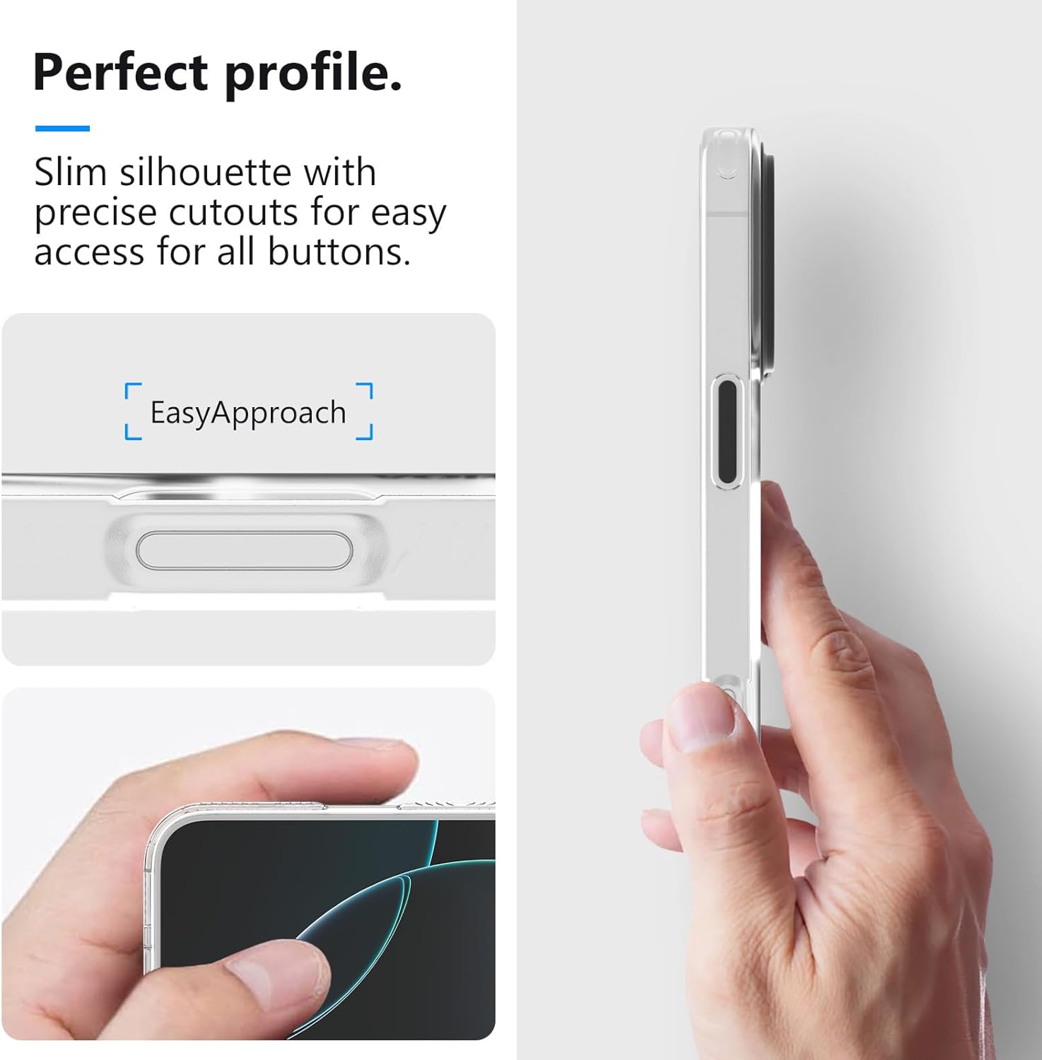 for iPhone 16 Pro Max Magnetic Cooling Case, Advanced IMD Technology, Aluminum Alloy Camera Frame, Compatible with MagSafe - Translucent White - Image 4