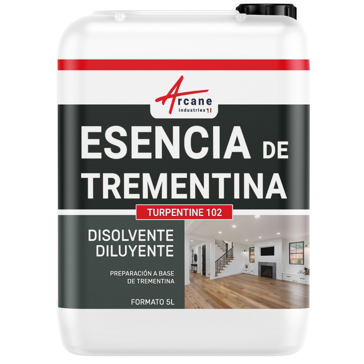 Esencia de Trementina para Madera y Cuero - TURPENTINE 102 5 L