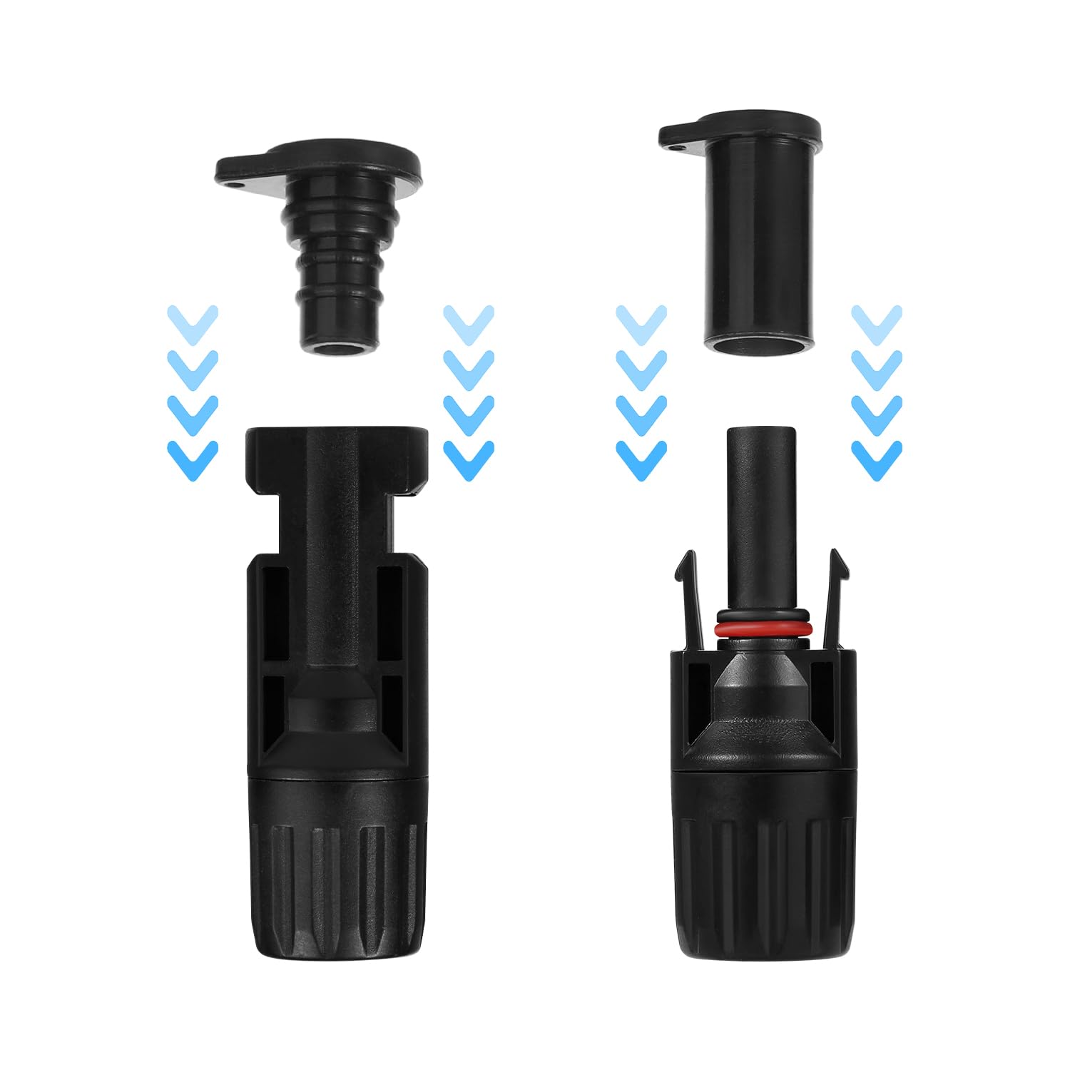 Cappucci Per Connettori Solari - 10 Paia Impermeabili IP67 - Per Pannelli E Inverter - Foto 10