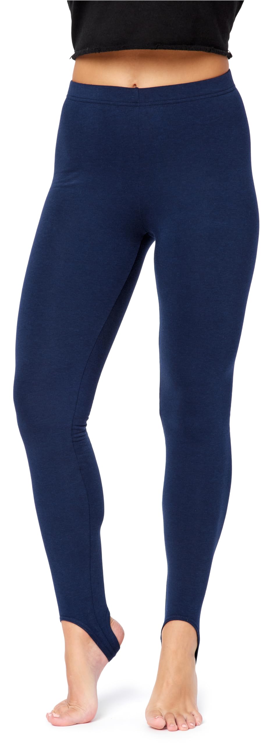 Bellivalini Damen Thermo Leggings Gefüttert mit Fußschlaufe für Winter Warme Apre Ski BLV50-321