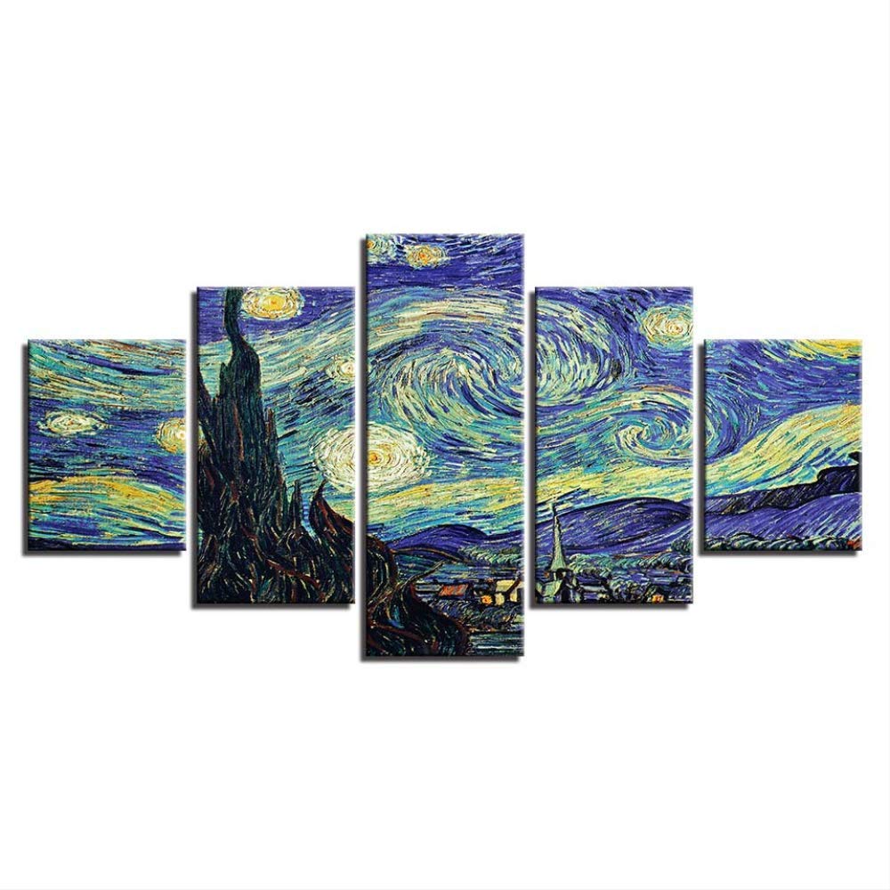 Toile Murale Van Gogh pour Habiller un Grand Mur Vide Salon et Chambre