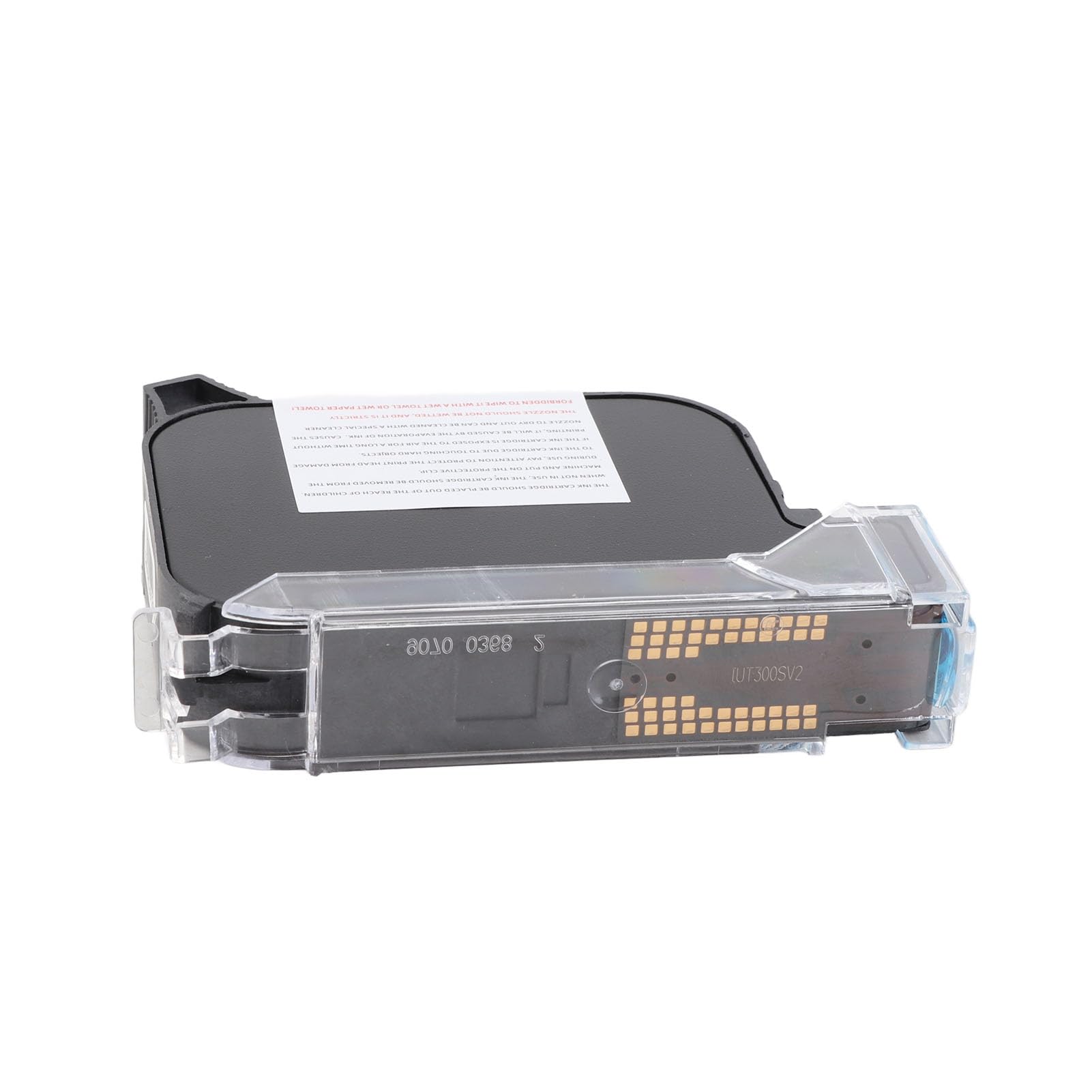 Jiawu Handheld -Drucker -Tinte Rapid Trocknen 42 Ml Kapazität für den Ersatz für den Industriellen Klassendrucker, Geeignet für Holzmetallleder Geeignet (Black)
