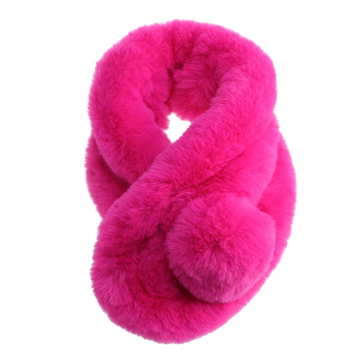 Holibanna Winter Scarf for Women Autumn Winter Warm Scarf Fur Collar Scarf Scarves for Women Faux Fur Scarf Women Scarf Comfortable Warm Scarf Faux Fur Scarves Loophole Scarf Student Fashion