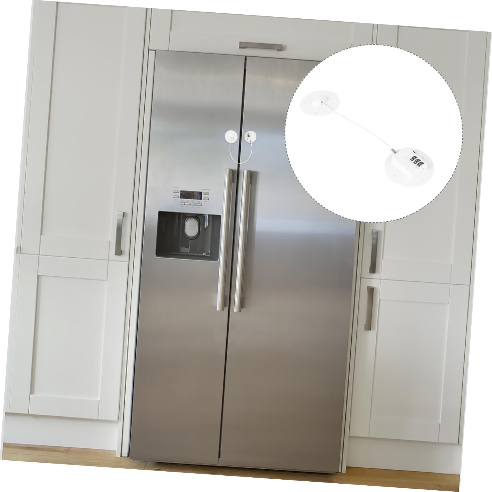 VICASKY 3piezas Cerradura De Seguridad Para Niño Código De Dígitos Cerradura Para Refrigerador y Gabinetes Instalable Sin Taladrar Protección Para y Niño