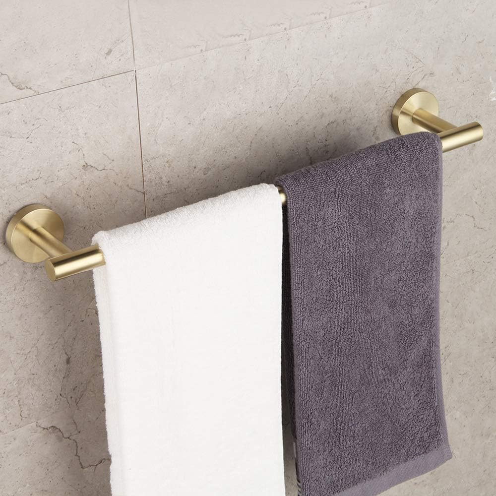 Towel Rod for Bathroom, 304 Grade Stainless Steel Towel Holder for Wash Basin, Napkin Holder for Kitchen, Towel Bar, Brushed Gold