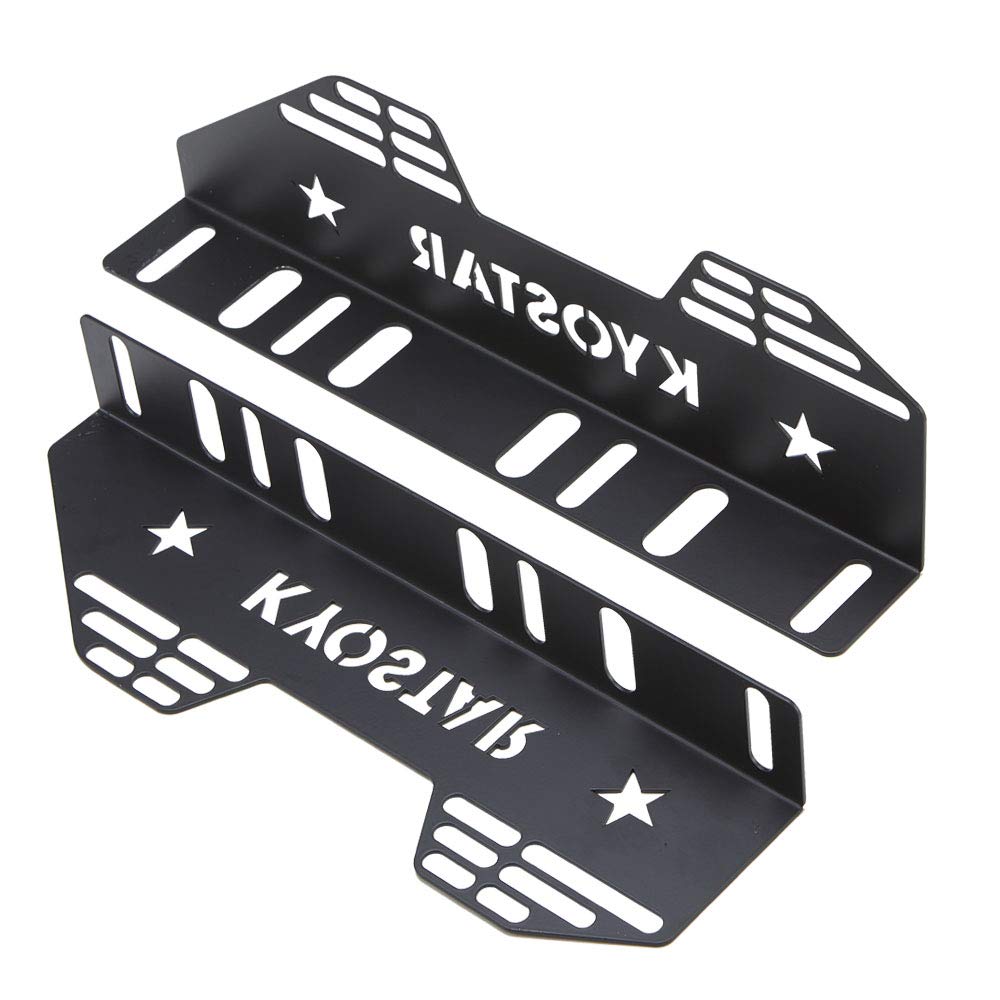 KYOSTAR Universal Black Stainless Steel Low Seat Side Mount for Bride Recaro Sparco OMP Bucket