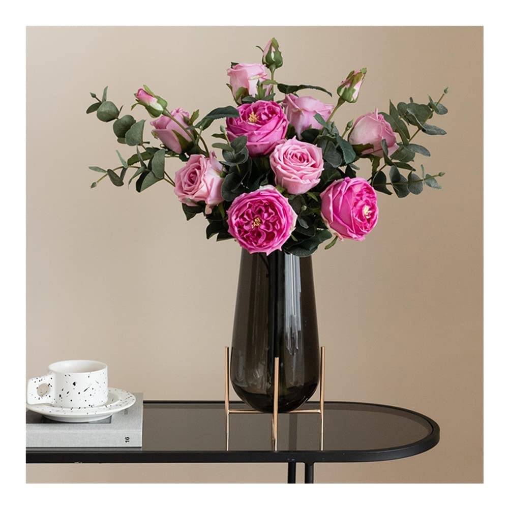 XDLEDMKIZ Realistic Artificial Flowers, Simulation Roses Flower for Flower Arrangement, Fake Flowers for Home Wedding Centerpiece