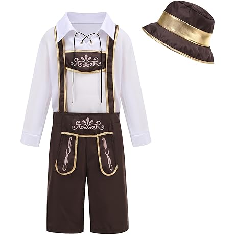 Yolsun Kids Lederhosen Costume
